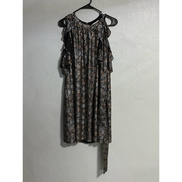 Michael Kors Cold Shoulder Dress Size L - Picture 1 of 3